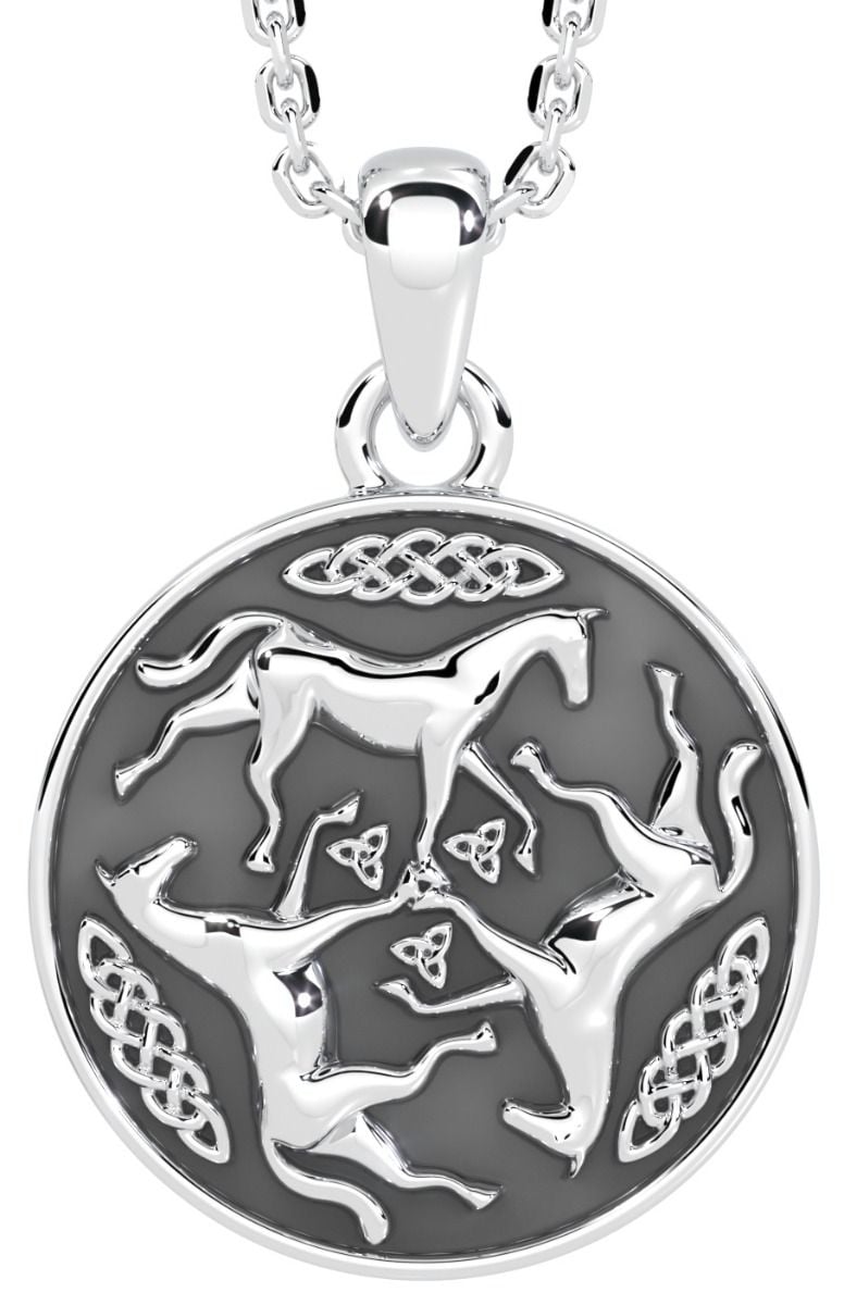 Celtic 2025 horse pendant