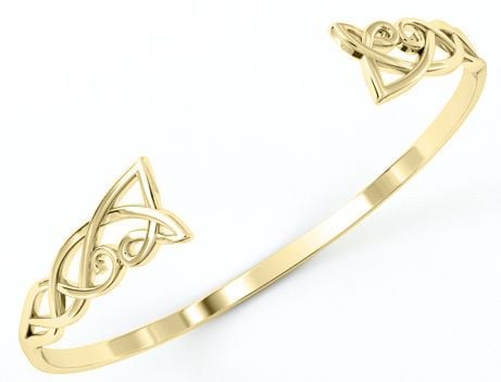 Celtic knot bangle hot sale