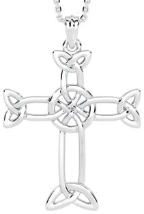 Silver Celtic Cross Pendant 