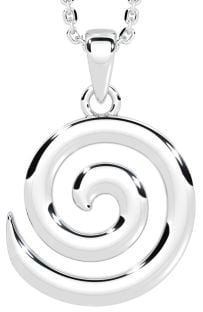 Silver Celtic Spiral Pendant
