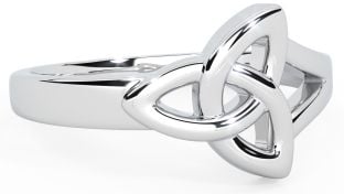 Ladies Silver Celtic Knot Ring
