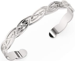 Plata céltico Brazalete Pulsera