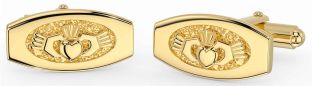 Gold Claddagh Cufflinks