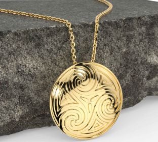 Gold Celtic Necklace