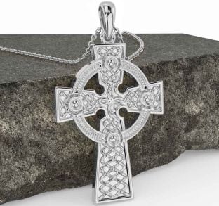 Silver Celtic Cross Necklace