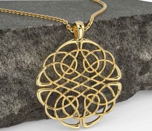 Gold Celtic Necklace
