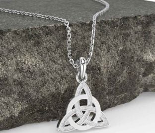 Silver Celtic Trinity Knot Necklace