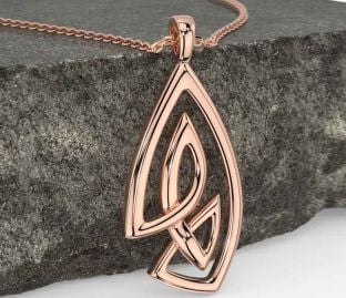 Rose Gold Celtic Necklace