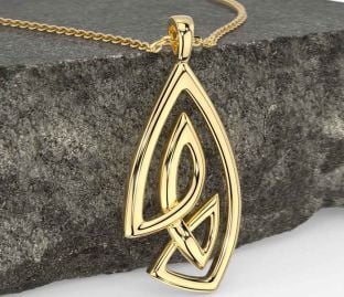 Gold Celtic Necklace