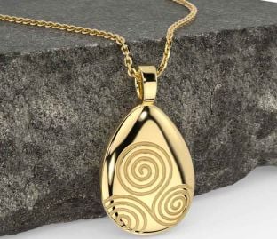 Gold Celtic Necklace