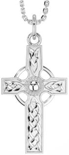 Silver Celtic Cross Necklace