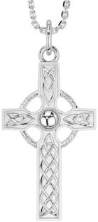 Silver Celtic Cross Necklace