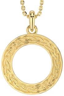 Gold Silver Celtic Necklace