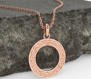 Rose Gold Celtic Necklace