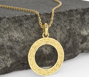 Gold Celtic Necklace