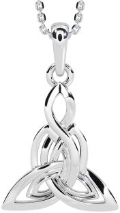 Silver Celtic Trinity Knot Necklace