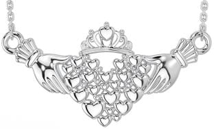 Silver Claddagh Necklace