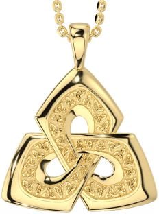 Gold Celtic Trinity Knot Necklace