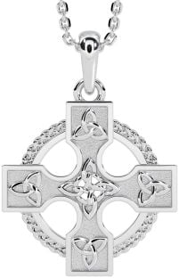 Silver Celtic Cross Necklace