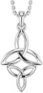 Silver Celtic Trinity Knot Necklace