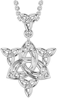 Silver Celtic Trinity Knot Necklace