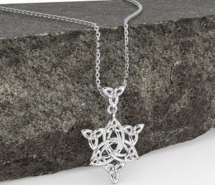 Silver Celtic Trinity Knot Necklace