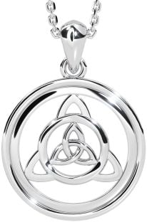 Silver Celtic Trinity Knot Necklace