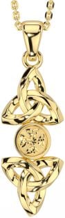 Gold Celtic Trinity Knot Necklace