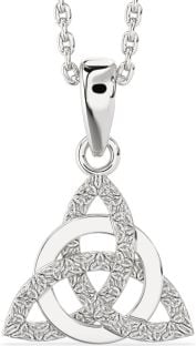 Argent celtique Trinité Noeud Collier