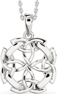 Silver Celtic Trinity Knot Necklace