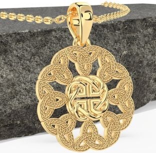 Gold Celtic Trinity Knot Necklace