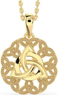 Gold Celtic Trinity Knot Necklace