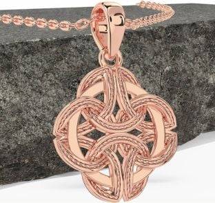 Rose Gold Celtic Necklace