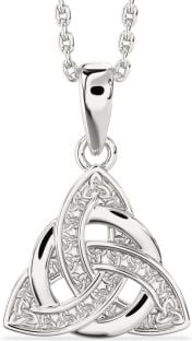 Silver Celtic Trinity Knot Necklace