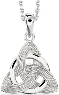 Silver Celtic Trinity Knot Necklace