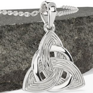 Silver Celtic Trinity Knot Necklace