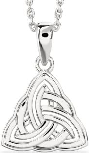 Silver Celtic Trinity Knot Necklace