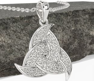 Silver Celtic Trinity Knot Necklace