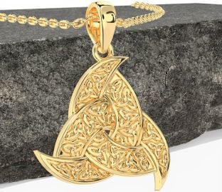 Gold Celtic Trinity Knot Necklace