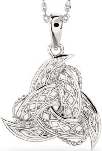 Silver Celtic Trinity Knot Necklace