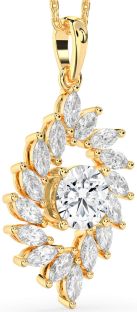 Diamond Gold Solitaire Necklace