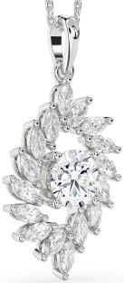 Diamond Platinum Solitaire Necklace