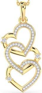 Diamond Gold Heart Necklace