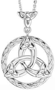 Silver Celtic Trinity Knot Necklace