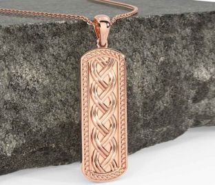 Rose Gold Celtic Necklace