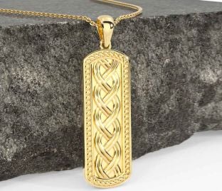 Gold Celtic Necklace