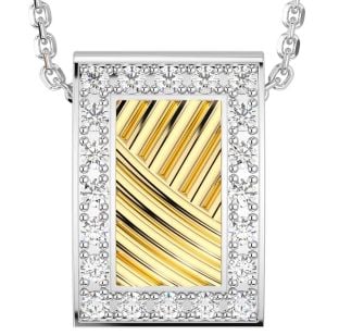 Ladies Sapphire Silver Celtic Trinity knot Ring 