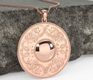 Rose Gold Celtic Warrior Necklace