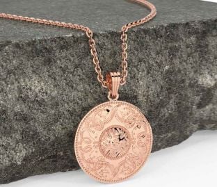 Rose Gold keltisch Krieger Halskette
