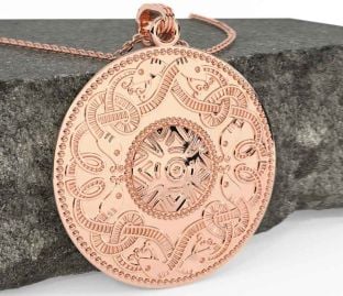 Rose Gold keltisch Krieger Halskette